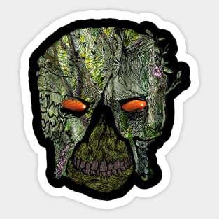 Swamp skull Sticker